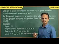 Abundant Number Program in Java Important Program 2026 ICSE Class 10 Computer Applications