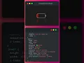 Battery Draining And Charging Animation HTML CSS