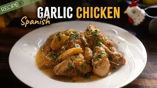 Twelve cloves of garlic, one pan