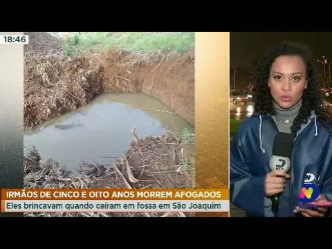 Irmãos de cinco e oito anos morrem afogados: eles brincavam quando caíram em fossa em São Joaquim