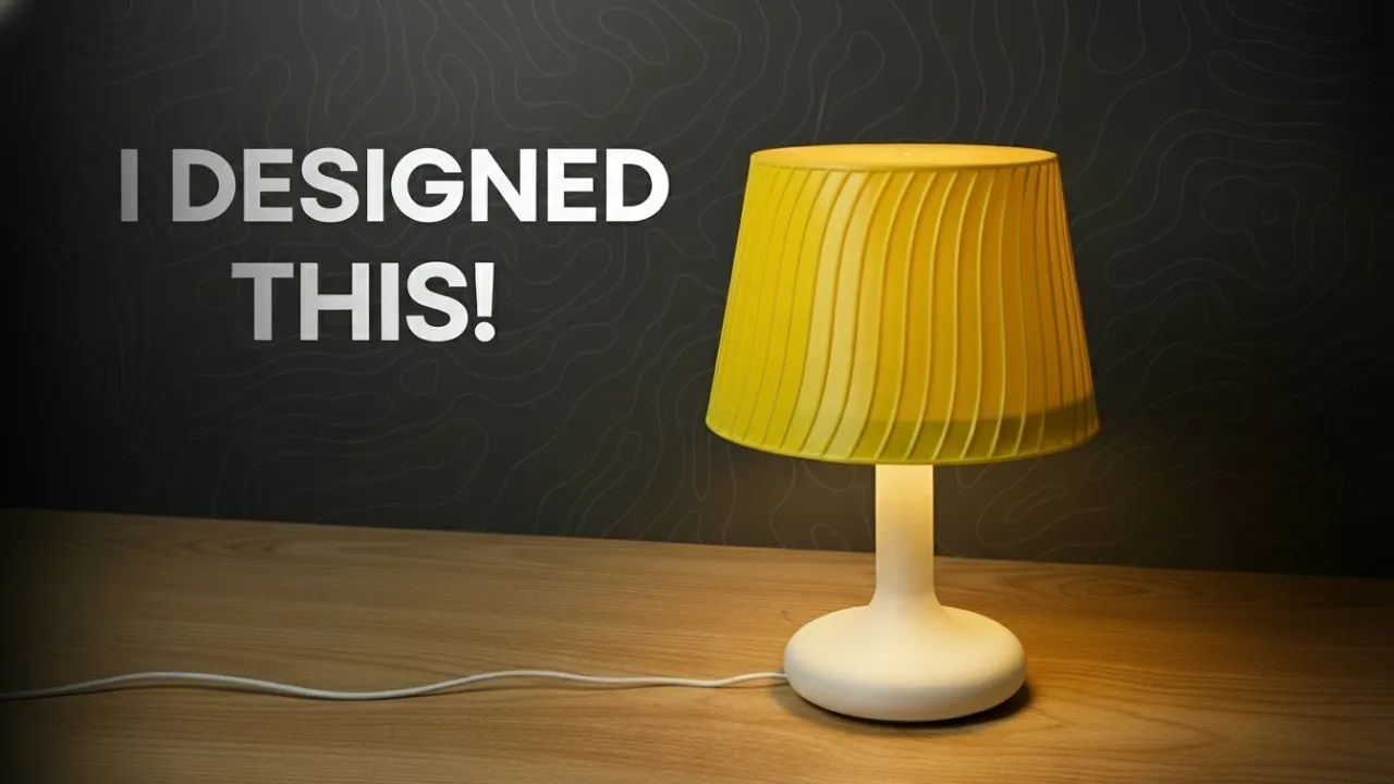 Exclusive Minimalist Table Lamp (Bambu lamp kit)