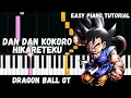 Download Lagu Dragon Ball GT - Dan Dan Kokoro Hikareteku (Easy Piano Tutorial)