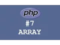 Tutorial PHP - Array