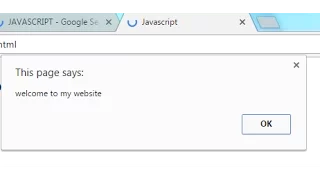 JAVASCRIPT TUTORIAL How To Create an Onload Alert-Welcome Note To Your Website Visitors