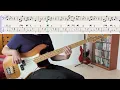 L'Impératrice - Me Da Igual // BASS COVER + TABS (France)