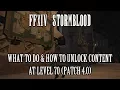 FFXIV Stormblood What To Do And What To Unlock at 70 Patch 4 0