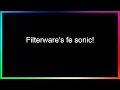 Filterware s Fe Sonic Script Showcase