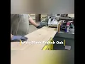 Wide Plank French Oak Floor Production