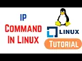 Linux Command Line Basics Tutorials - ip command in Linux