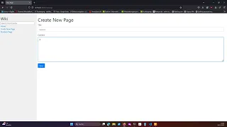 CS50 s Web Programming with Python and JavaScript Project 1 wiki Python Django