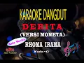 Lagu Karaoke Derita Nada Wanita Versi Moneta - Rhoma Irama (Karaoke Dangdut Tanpa Vocal)