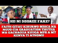 Lagu DRAMA!!  FAITH GITAU KUHURWO MBICA NA NGUO CÎA GRADUATION THUTHA WA GACHAGUA KWARIA
