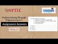 Problem Solving Through Programming In C Week 10 NPTEL Assignment