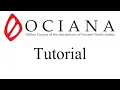 OCIANA 2 0 Tutorial