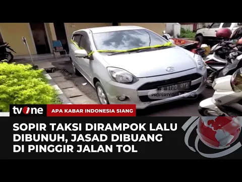 Sopir Taksi Online Dirampok dan Dibunuh di Tol Jagorawi