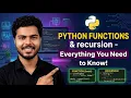 Python Functions Explained User Defined Built-in Functions Recursion in Python