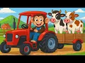 Lagu Farm Work: Monkey Farmer and His Cows!! A Day in the Life of a Cow Farmer | Cobby Farm