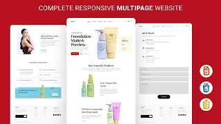 How To Create a Responsive Multiple Pages Website using HTML CSS JavaScript Step By Step Tutorial