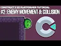 Construct 3 2D Platformer Tutorial Enemy Movement Collision