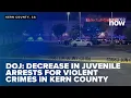 DOJ Decrease in juvenile arrests for violent crimes in Kern County