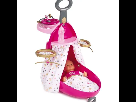 Smoby Baby Doll Nursery Suitcase Unboxing & Pretend Play with Baby Annabell