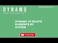 How to delete elements by system