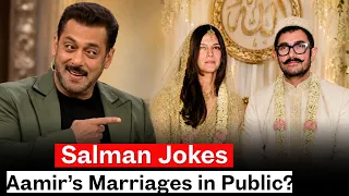 Salman Khan Made Joke of Aamir Khan's Third Marriage ?