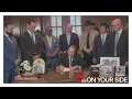 Missouri Gov Mike Kehoe signs St Louis police control bill into law