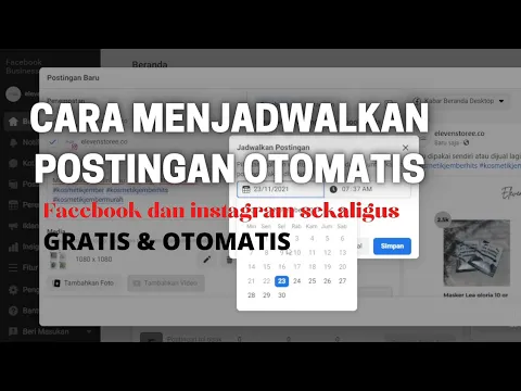 Cara menjadwalkan postingan instagram dan facebook facebook bussines suite
