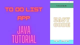 To Do List App Java