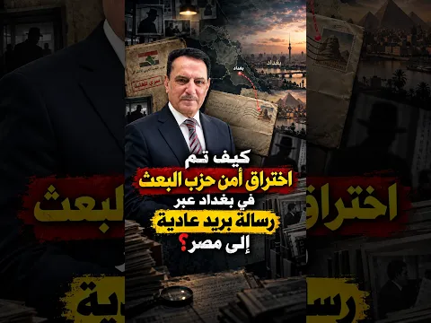 كيف تم اختراق أمن حزب البعث في بغداد عبر رسالة بريد عادية إلى مصر؟