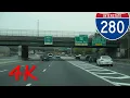 Interstate 280 Newark NJ westbound 4K