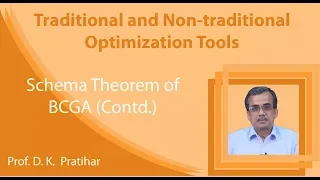 Lecture 10 Schema Theorem of BCGA Contd