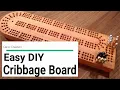 How to make a Cribbage Board - Skill Level Easy