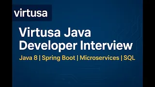 Virtusa Java Developer Interview 3 7 Years Experience Java 8 Spring Boot Microservices SQL