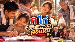 ลุงร้านข้าวมันไก่ สอนหนูอ่าน ก ไก่