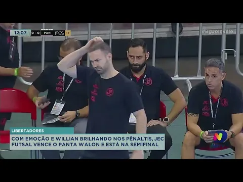 Libertadores: com emoção e Willian brilhando nos pênaltis, JEC Futsal vence o Panta Walon