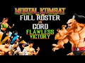 Download Lagu MORTAL KOMBAT 1 FULL ROSTER vs GORO / FLAWLESS VICTORY (ARCADE VERSION / 4K / 60FPS)