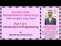 Elementary Programming Principles Introduction To Programming