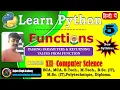Functions in Python - Part 5 Passing Returning Values