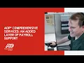 ADP Comprehensive Services Payroll service rep added support layer