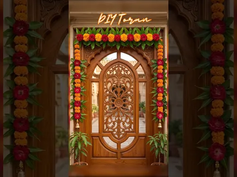 Mango Leaf Toran Ideas #trending #viralshorts #festivevibes #homedecor #navratri #fypシ #foryou #diy
