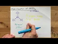 What is the hybridization of AlCl3