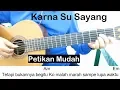 Download Lagu (Petikan) Karna Su Sayang Belajar Gitar Untuk Pemula