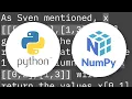 Slicing of a NumPy 2d array or how do I extract an mxm submatrix from an nxn array n m