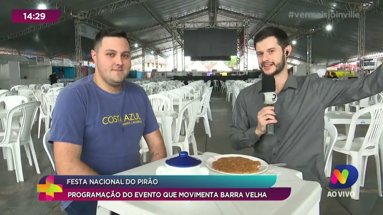 Festa Nacional do Pirão: programação do evento que movimenta Barra Velha