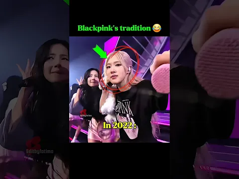 Blackpink's tradition 😂 || #blackpink #editbyfatima #shorts ||