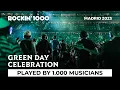 Download Lagu Boulevard of Broken Dreams, American Idiot, Basket Case played by 1,000 musicians | Rockin'1000
