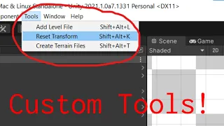 Custom Menu Items in 2 Minutes Unity Tutorial