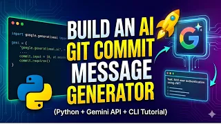 Build an AI Git Commit Message Generator in Python Gemini API CLI